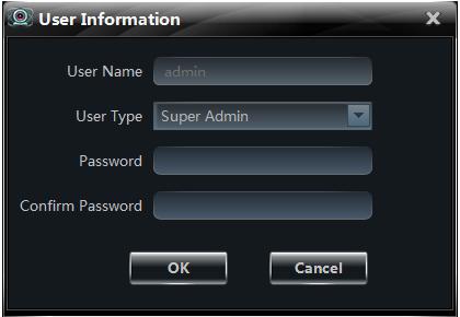 User Manager Select User Manager in Change the information of this storage server interface, you can change the user information of storage server.