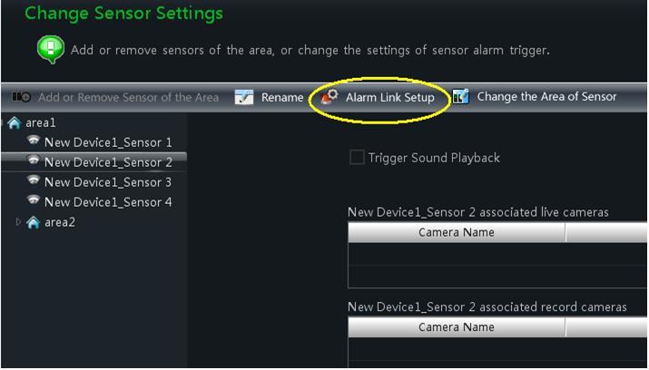 7.3 Motion Detection Record 42 In the control panel, click Change Camera Settings under Device to enter the interface.