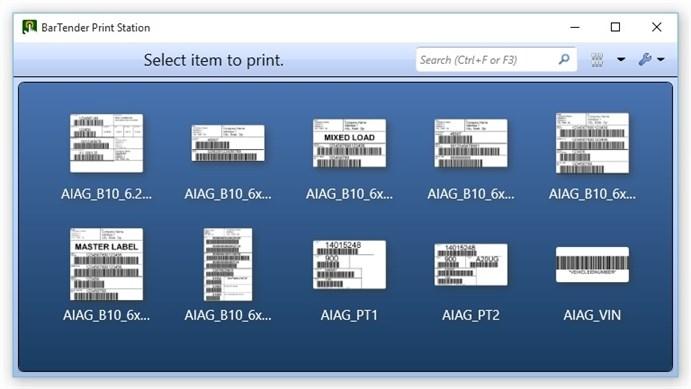 Overview Print Station is a companion application to BarTender that simplifies printing of existing BarTender documents.