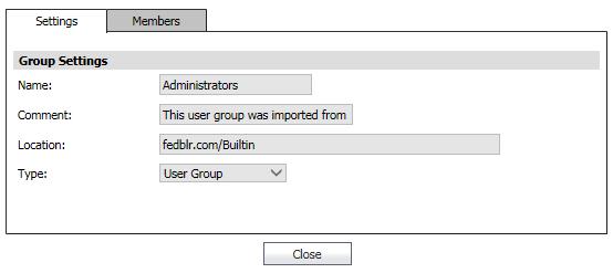 The group icon allows you to set this group as the Primary Group to the users (or some of the user) in the group. Refer to Assigning Primary Groups on page 29, for more information.