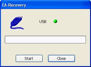 . From the Windows Start Menu select: Start Menu > utomationirect > -more > Special Tools > -more E Series Recovery Tool The window shown below will open.