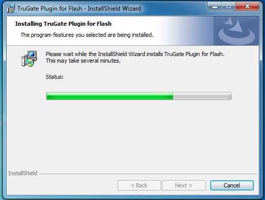 Figure 5 Installation Indicator Dialog Box When installation is finished, the following