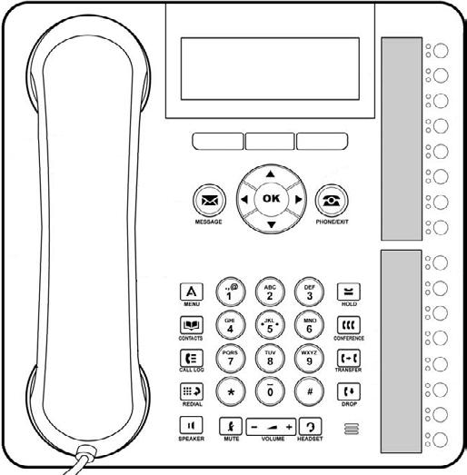 1. Introduction This guide is for 1408 and 1416 phones when being used on an Avaya telephone system. Introduction: 1416 Telephone 1408 Telephone 1.1 Important Safety Information!