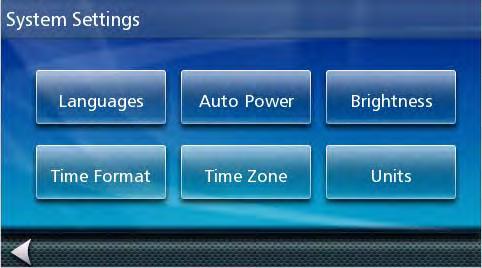 Settings With user Settings you can customize the Magellan RoadMate receiver to better suit your personal needs and preferences.