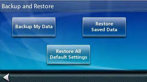 Default System Settings Restoring All Default System Settings It is useful to set a GPS position if you are not receiving satellite information quickly due to travelling over 800 km/500 mi with the
