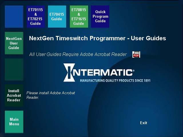 The first screen will give you the opportunity to Browse CD, Install, Contact Us, or Exit the installation utility. To install the NextGen programming software click Install.