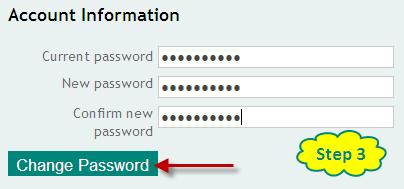 Your password has been changed successfully will display. NOTE: Follow the instructions on the Change Password screen for password requirements. Logging Out of isite Step 1.