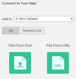 1 Get started 2 Import a new set of data Double-click the MicroStrategy Desktop icon. Click Add New Data on the left.