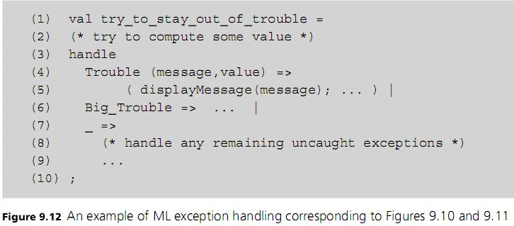 Exception Handlers (cont d.