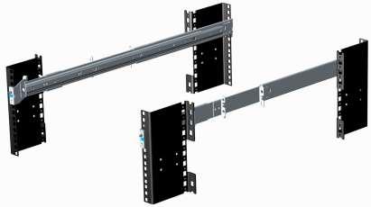 Sliding and static rail systems The sliding rails for the R730 and R730xd offer native support for threaded hole racks via the ReadyRails II mounting interface.