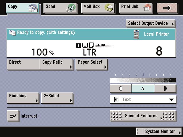 Making a Copy Specify the Number of Copies Start Copying Copying Functions Enter the desired number of copies ( to 999) with the numeric keys. Press (Start).
