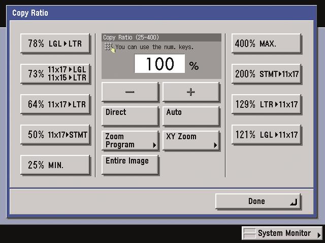 Copying Functions What You Can Do with This Machine (Regular Copy Basic Features Screen) The following is an explanation of the features often used when copying a