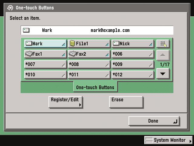 Sending/Facsimile Functions Overview of Sending/Fax Features Send Settings Screen 7 8