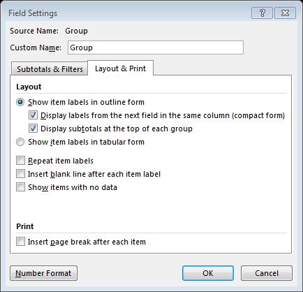 Layout & Print Custom Name To change the layout and how it prints: o Click on the desired field.