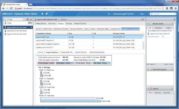 Dell Storage vsphere Web Client Plug-in For use with vsphere 5.