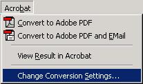 Page 2 PDF Maker (Acrobat 5) The PDF Maker is a