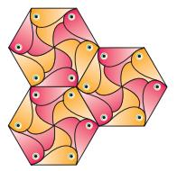 Rotation Tessellation with Triangles a triangle.