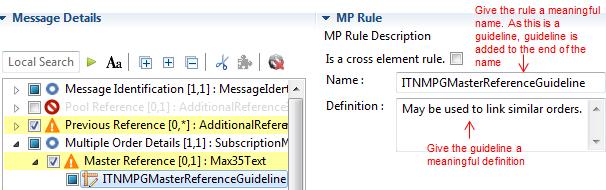 Type Description Example Guideline Rule 3.6.1 Text Rule or Guideline Compliance is recommended and so often contains the word "may". Compliance is mandatory and so contain the word "must".