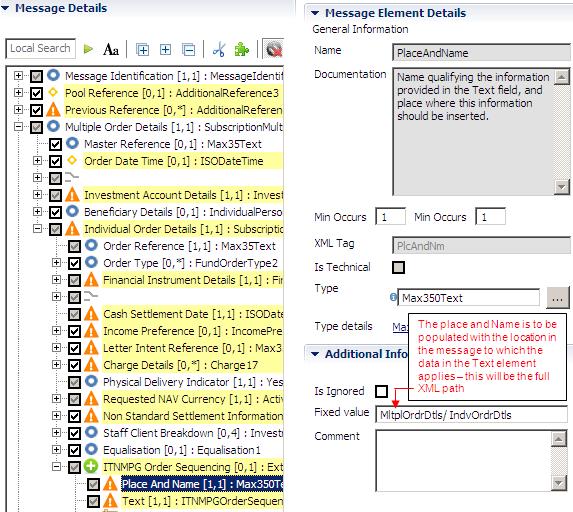 Usage Guideline Editor for MyStandards The first element will be defined with "Fixed value" and this will be the XML path.