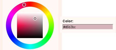 process of using the colour picker