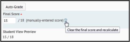 Calculate grades using Milestone Grades Calculation Quizzes and Surveys Automatic Score Recalculation Previously, to recalculate a quiz score, the instructor had to scroll to the top of the page and