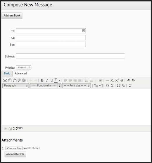 "Compose New Message" Window Improvements The Compose New Email screen has been redesigned.