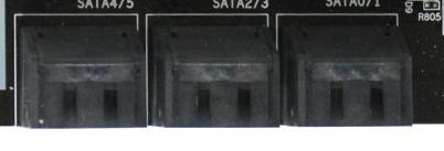 The current Serial ATA II interface allows up to 300MB/s data transfer rate. There are six (6) internal serial ATA connectors on this motherboard.