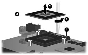4. Remove the battery (see Battery on page 41). 5. Remove the following components: a. Hard drive (see Hard drive on page 42) b. Optical drive (see Optical drive on page 50) c.