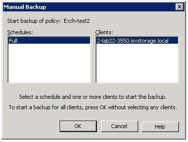 Alternately, you may schedule the backup and verify it launches at the expected time.