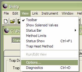 3. Software setup Once the MFC(s) have been installed switch the UNITY 2 on and start the thermal desorption software.