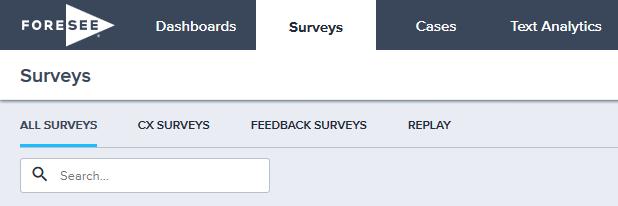 The Settings icon in the upper right corner allows you to select the desired benchmark category for each survey.