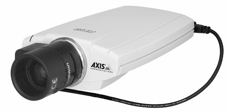 6 AXIS 210 - Product Features AXIS 211 - Extra Features DC-Iris The AXIS 211 features a varifocal DC-Iris, which automatically regulates the amount of light entering the camera.