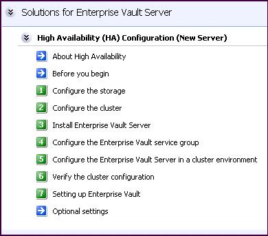 Using the Solutions Configuration Center Workflows in the Solutions Configuration Center 87 Quick Recovery Configuration Wizard These three Solutions wizards are launched only from the Solutions