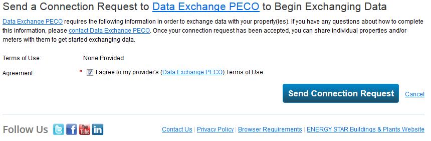 In the case of PECO, you will find Data Exchange PECO in the list below. 3.
