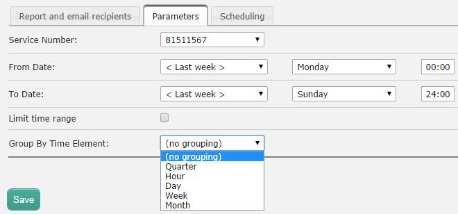 If you want a daily report for weekdays, you should select Parameters From Yesterday 00:00 To Yesterday 24:00 (and under Scheduling you should check days Tuesday -