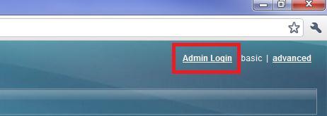 Once you see a Cisco page you need to click the Admin Login