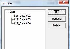 Browse SoundTrack LxT Files To browse the files stored in the SoundTrack LxT, left click Browse SoundTrack LxT Files as shown in FIGURE 2-39.