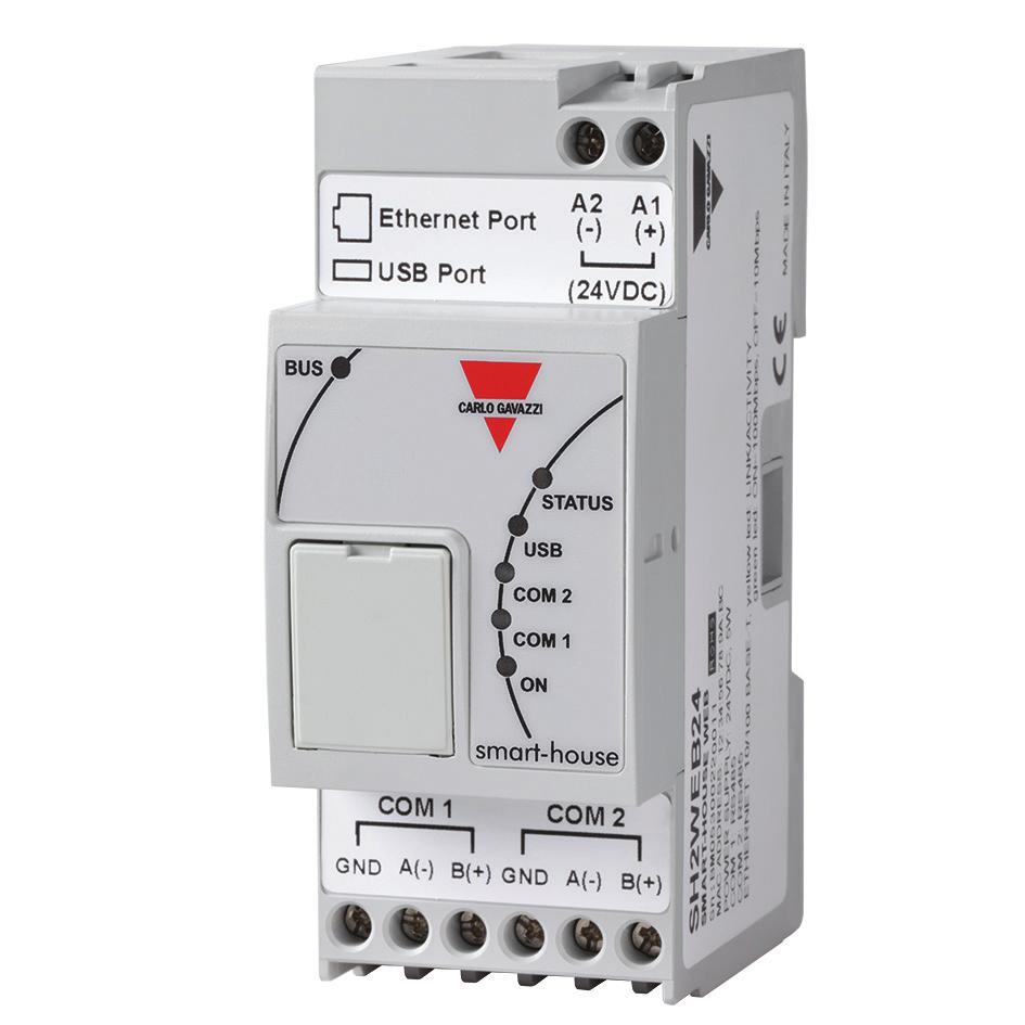 Central unit module Benefits Configurable by software. Home and building automation functions and energy data logging are configurable by software. Spread sheets compatible.