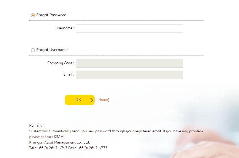 4. Forgot Username or Password Select Forgot Password/Username On this page, select which