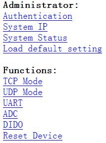 These types are listed in the Web page for the IP Configuration settings. Each setup screen and available features will differ depending on what kind of IP connection types you select.