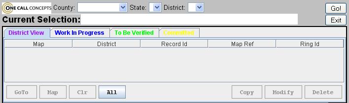 IMAP Overview Select a county from the first drop down menu. The state and district code automatically fill in for you.
