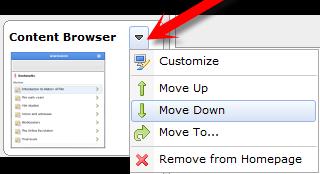 ADDING AND CREATING WIDGETS To add a system widget to your course home page: 1. Click the Add Widget button in the panel you would like to add the widget. 2.
