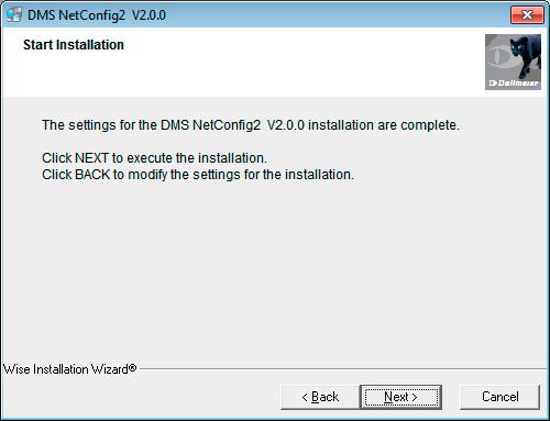 3-2 Start installation dialogue ¾¾Confirm with Next.