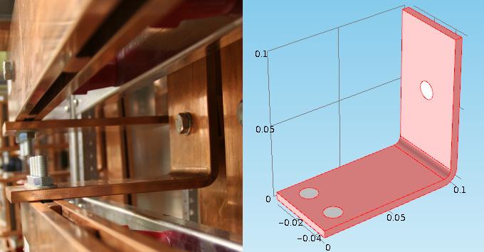 Thorough Example: The Busbar Electrical Heating in a Busbar In order to get acquainted with COMSOL Multiphysics, it is best to work through a basic example step by step.