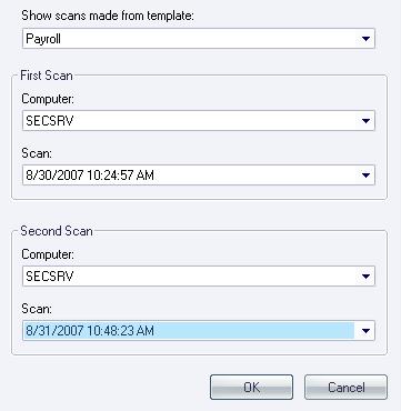 Ivanti Device and Application Control 2. Click Select Scans. Step Result: The Select Scans dialog opens. Figure 17: Select Scans Dialog 3.