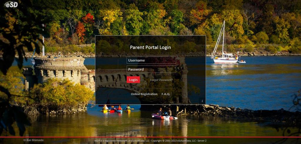 A confirmation message will display stating that the Parent Portal registration has been successful.
