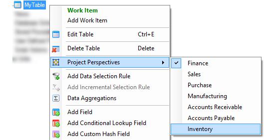 Adding Objects to and Removing Objects from a Perspective The user can add most objects (tables, fields, dimensions, and cubes) to a perspective.