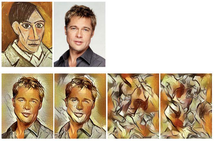 Neural Style Transfer: Style / Content Tradeoff More weight to content loss More weight