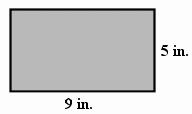 Name Grade 6: Measurement 1. Which of these is neither composite nor prime? A. 297 B. 0 C. 8 D. 72 2. The area of this rectangle is 45 square inches.