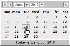User Guide 7. Select a Deadline date in the date dialog.